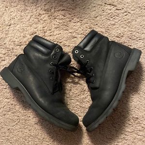 Women's Timberland Black Lace up Boots